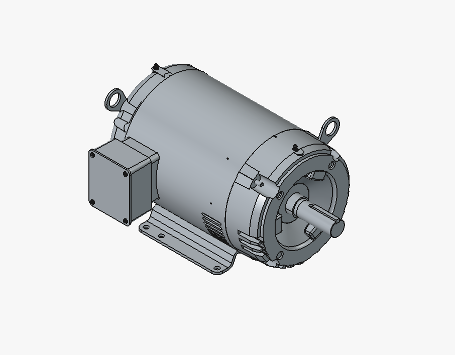 MOTOR, CEM 3313T BALDOR, 10HP, 1750RPM, 480/230/208VAC, 3 PH, ODP, 215TC P/N 13800-437*