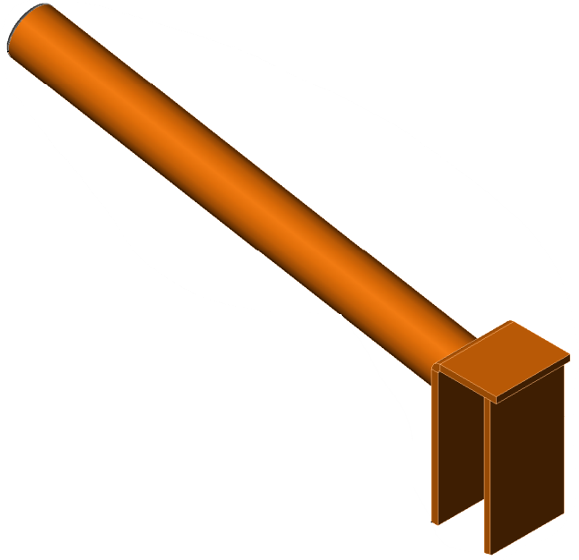 CANTILEVER COIL HANGING POST 1499-515*