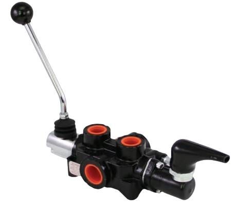 VALVE 4-WAY 18 GPM TANDEM CENTER, LEVER SPRING CENTER 3/4