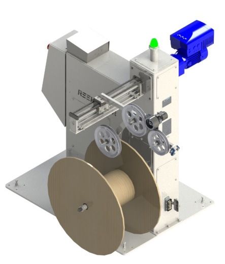 Single Shafted Tower Style Take Up Machine For Reeling