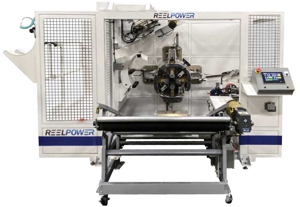 In-Line Automatic Coiling Machine With Accumulator