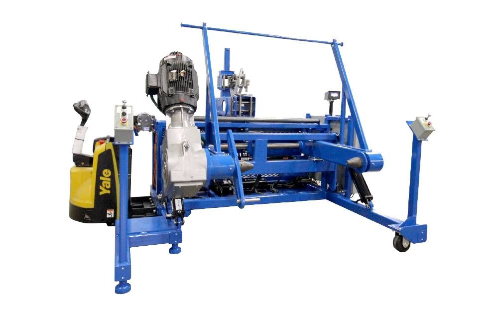 STU Series: Mobile Shaftless Take-Up Machinery