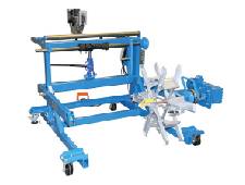 An overhead wire spooling machine can save time in a number of ways